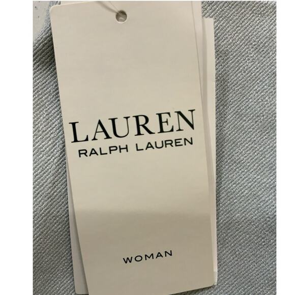 Ralph Lauren Pant Womens Plus Size 22 Mid Rise Straight Stretch Streetwear NWT - Picture 9 of 14